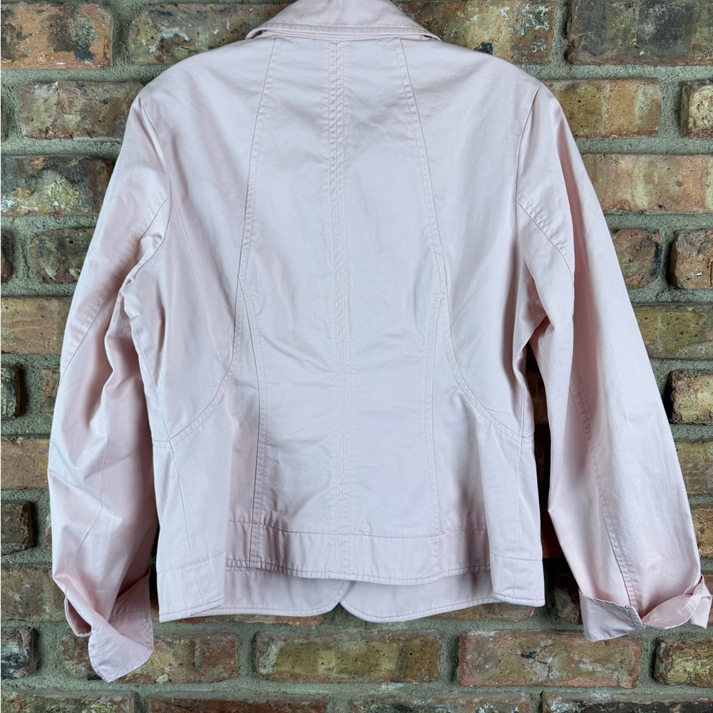 Pendleton Womens Medium Pink Cotton Button Jacket - image 3